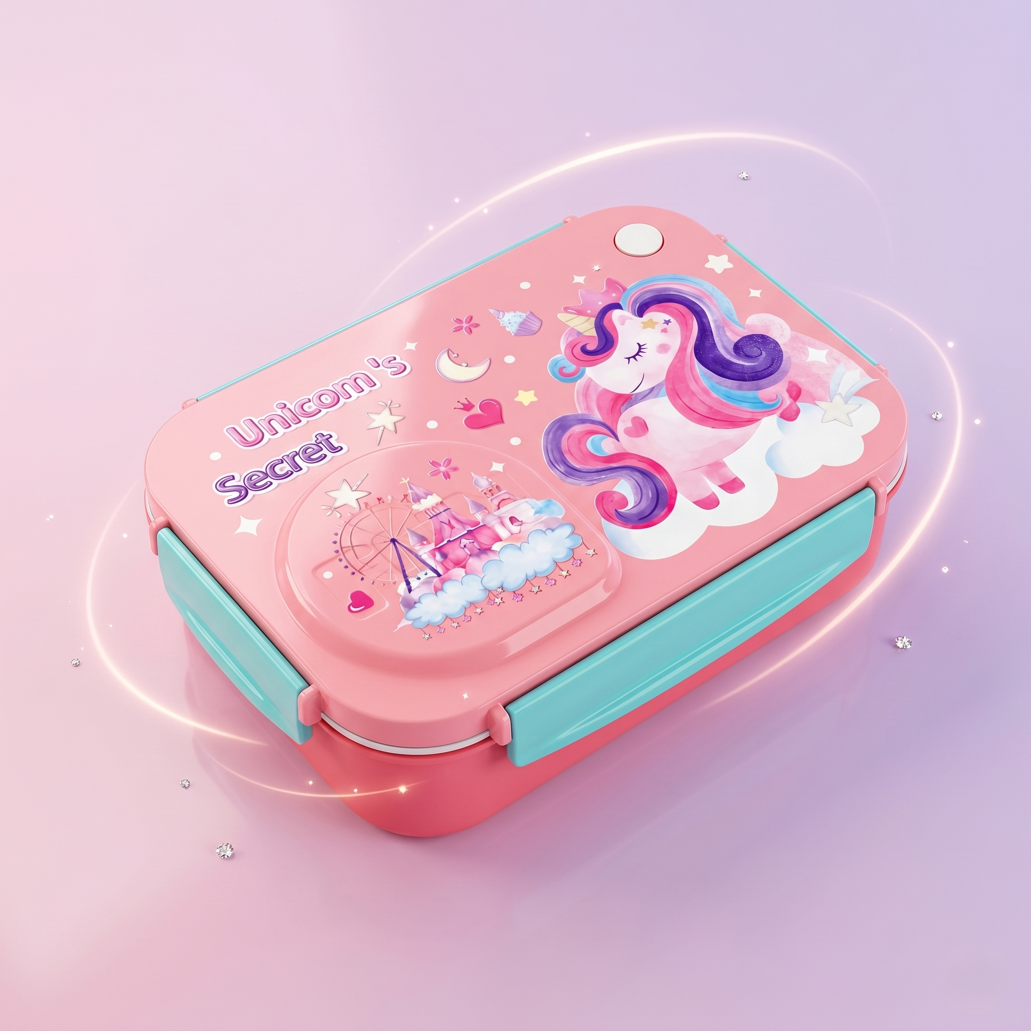 "Unicorn Secret" 750ml Premium SUS 304 Stainless Steel Bento Box