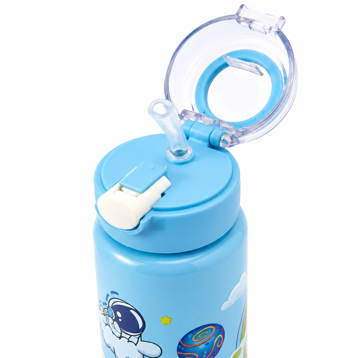 Space Astronaut 900ml Kids Sipper Bottle with Carry Ring