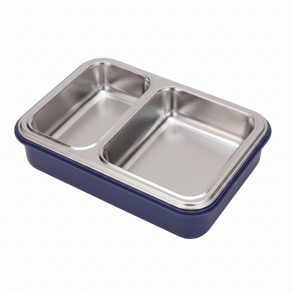 "Space Odyssey" 750ml PU Insulated Dual-Container Kids Lunchbox