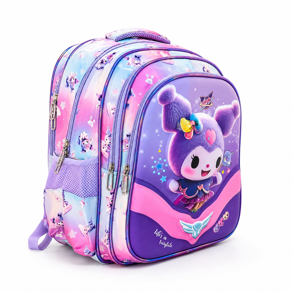Kuromi Pastel 16" School Backpack