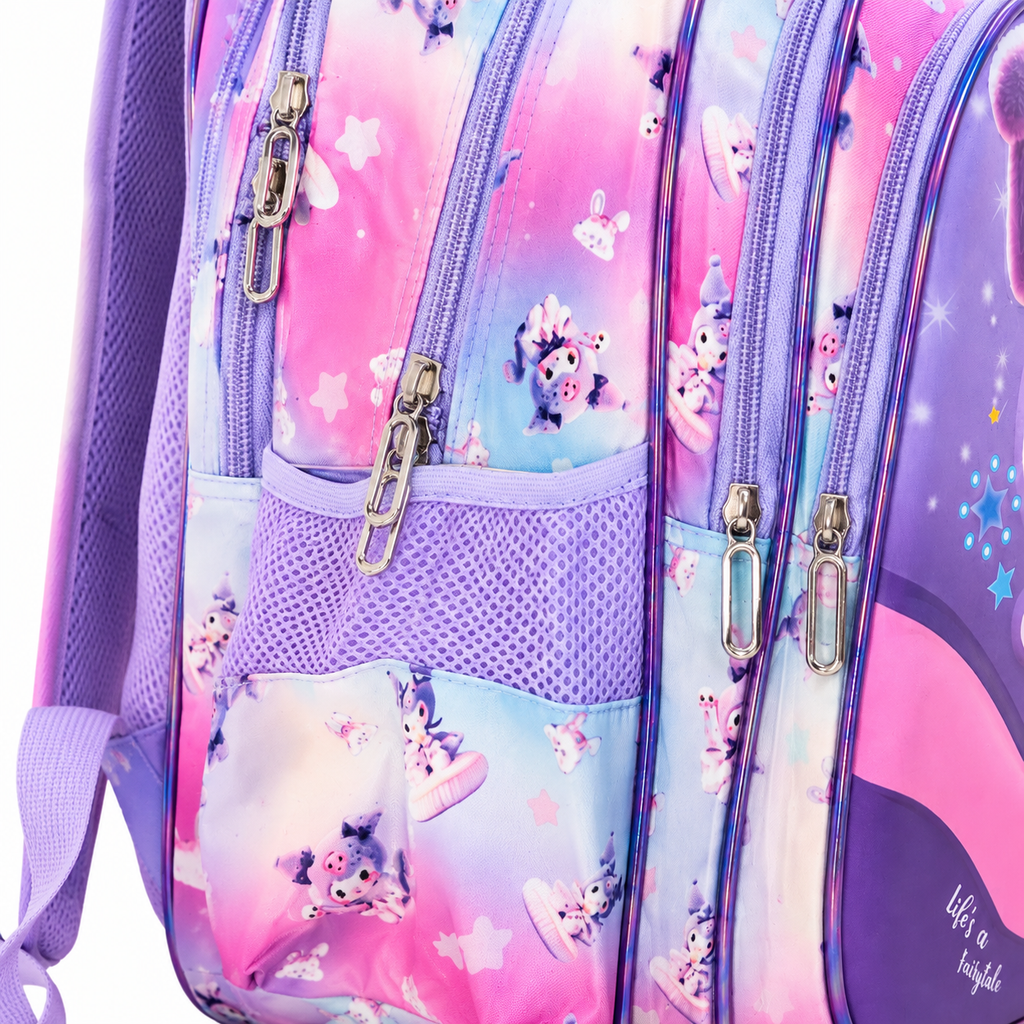 Kuromi Pastel 16" School Backpack