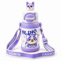 500ml Lavender Puppy Insulated Bottle