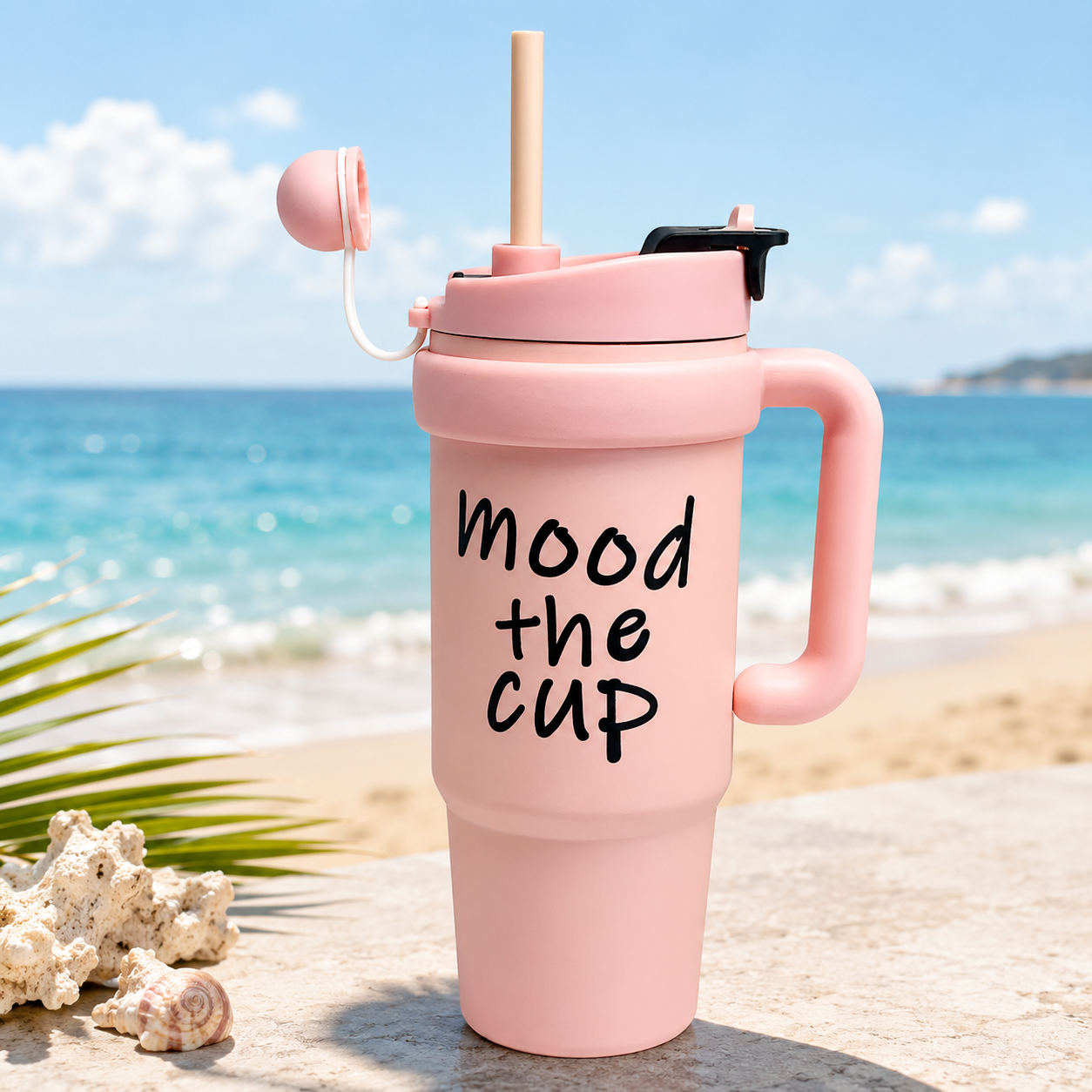 Matte Blush Pink Mood the Cup 900ml Insulated Tumbler