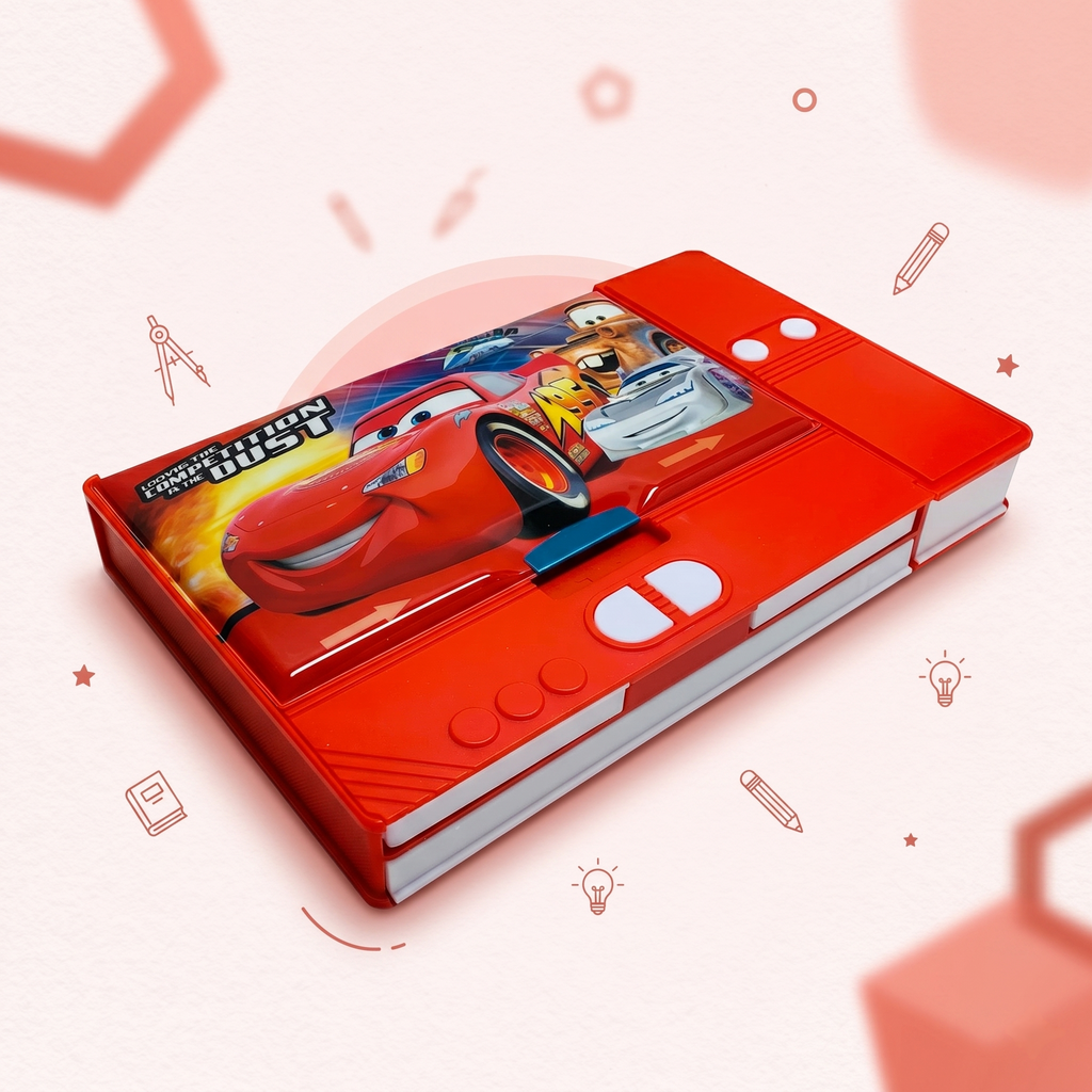 Disney Pixar Cars Dual-Side Magnetic Pencil Box