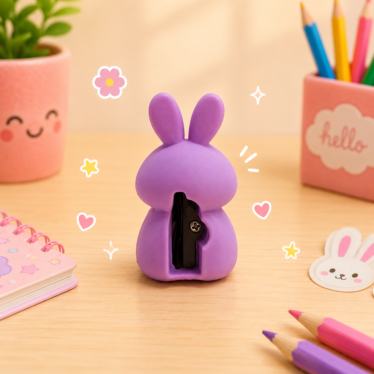 Bunny 2-in-1 Eraser & Sharpener