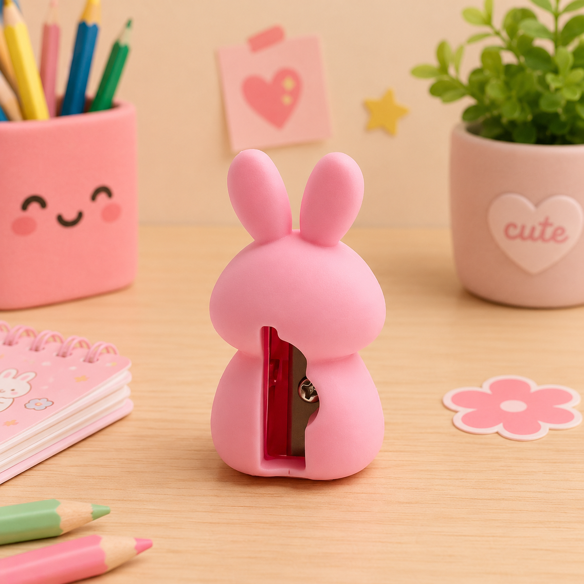 Bunny 2-in-1 Eraser & Sharpener