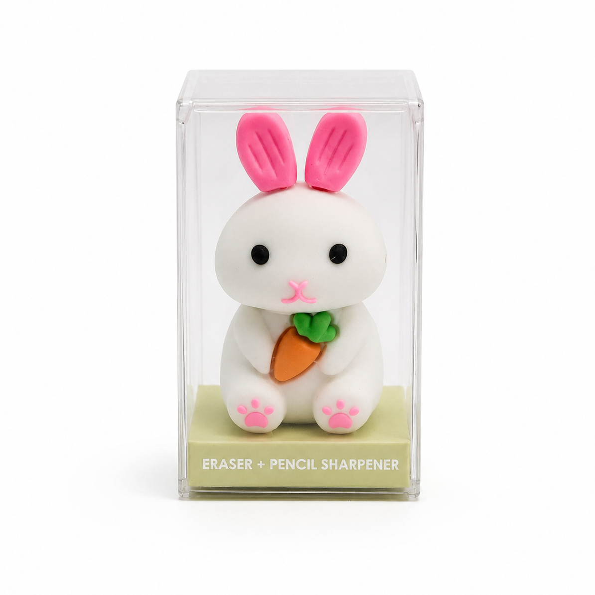 Magical Bunny White 2-in-1 Eraser & Pencil Sharpener