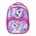 13" Magical Unicorn 3-Compartment Junior Backpack | Ergonomic Pink & Purple School Bag for Kids