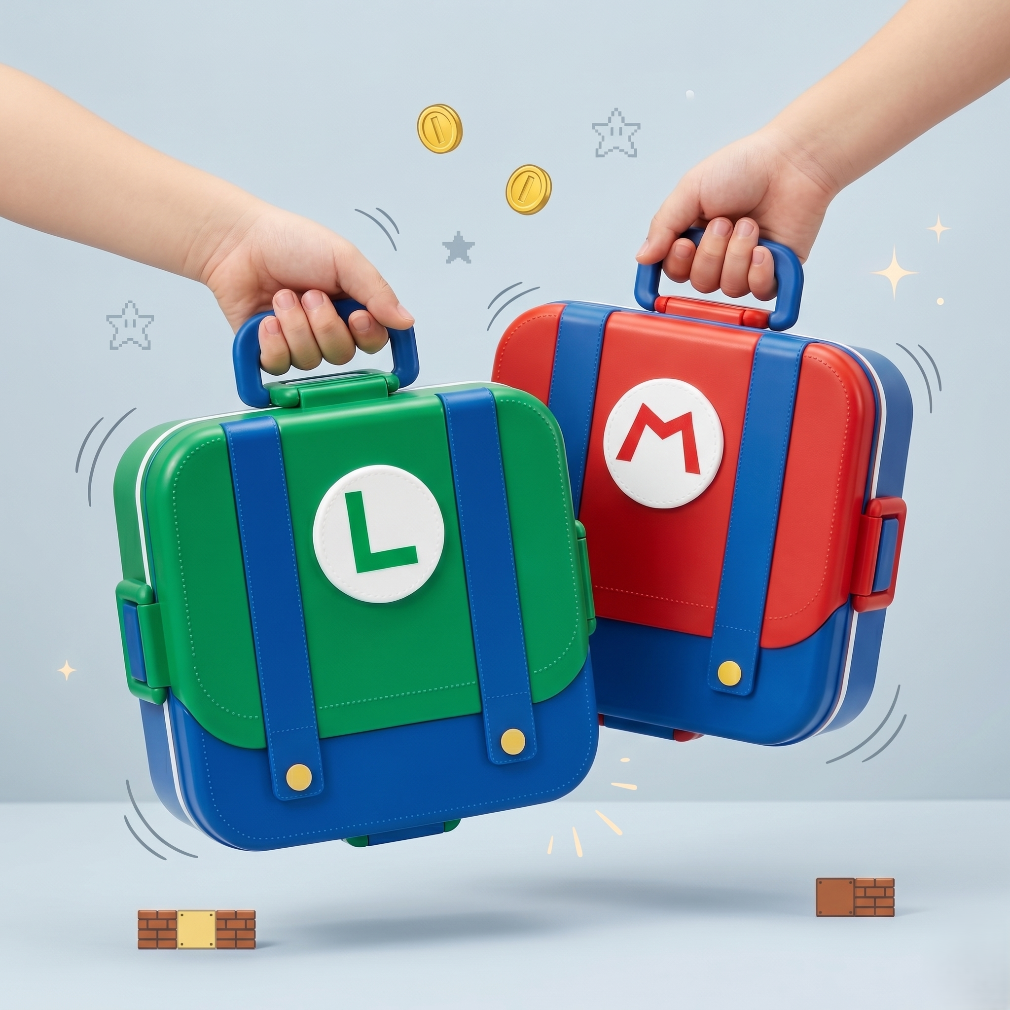 "Super Mario Edition" 750ml Premium SUS 304 Stainless Steel Bento Box