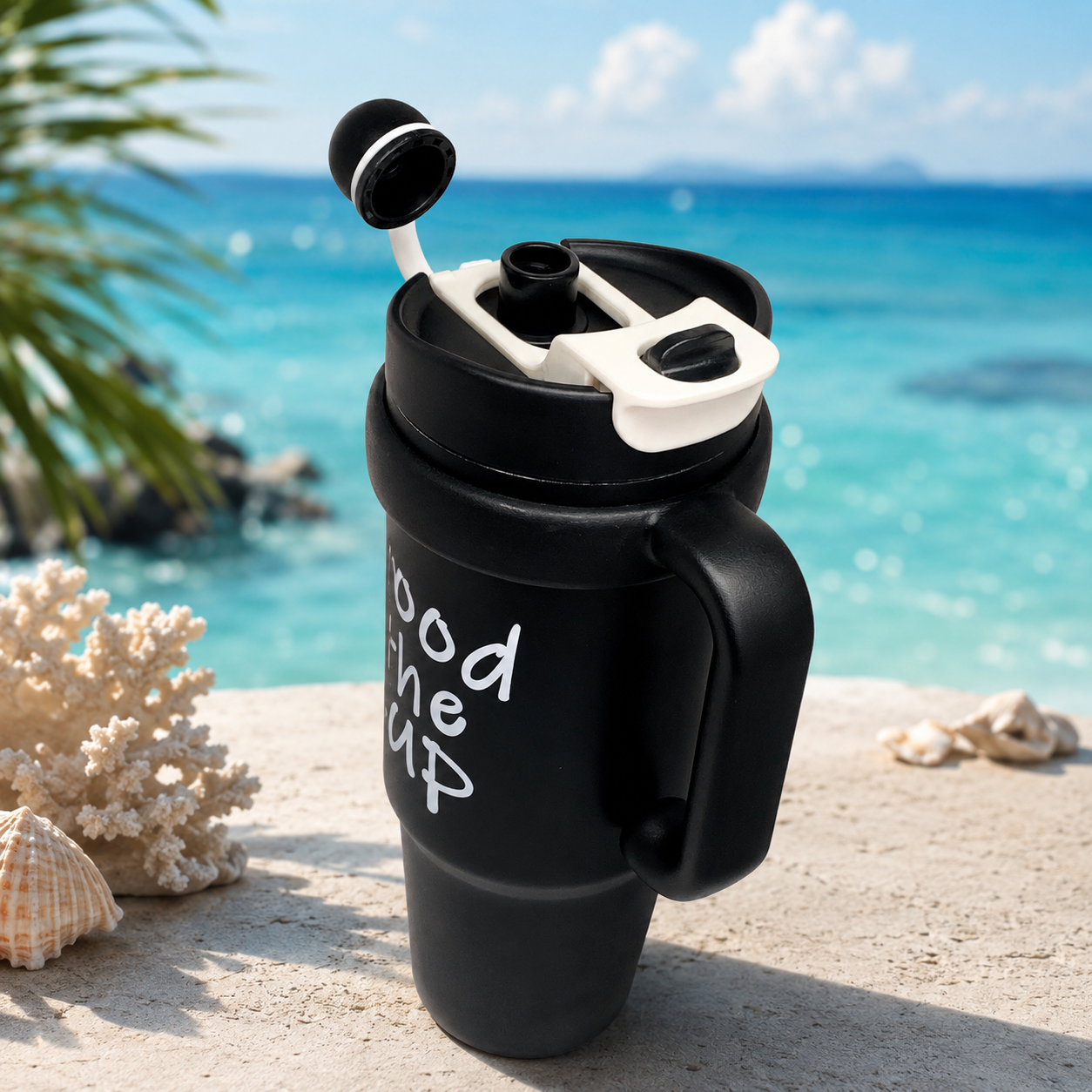 Matte Black Mood the Cup 900ml Insulated Tumbler