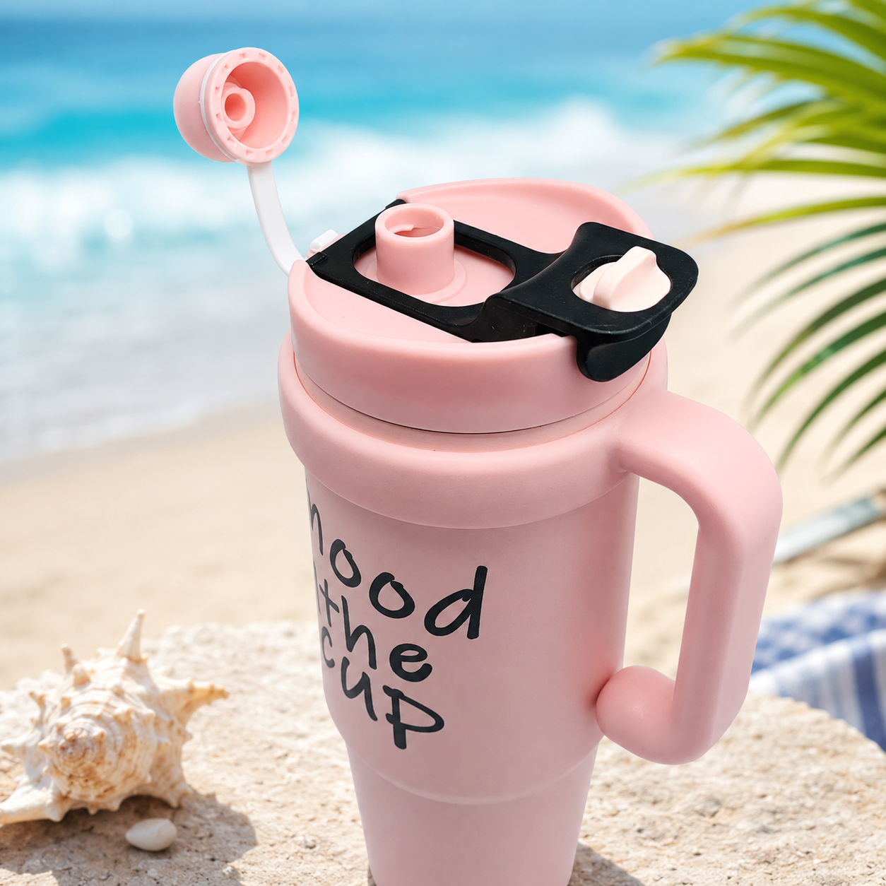 Matte Blush Pink Mood the Cup 900ml Insulated Tumbler
