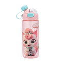 Premium Matte Series 2-in-1 Dual-Drinking Bottle | "Pop-Star Kitty" Edition