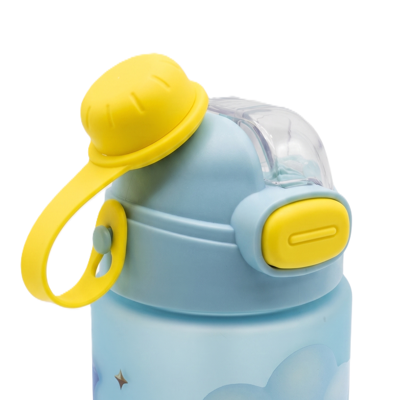Premium Matte Series 2-in-1 Dual-Drinking Bottle | "Cycling Polar Bear" Edition