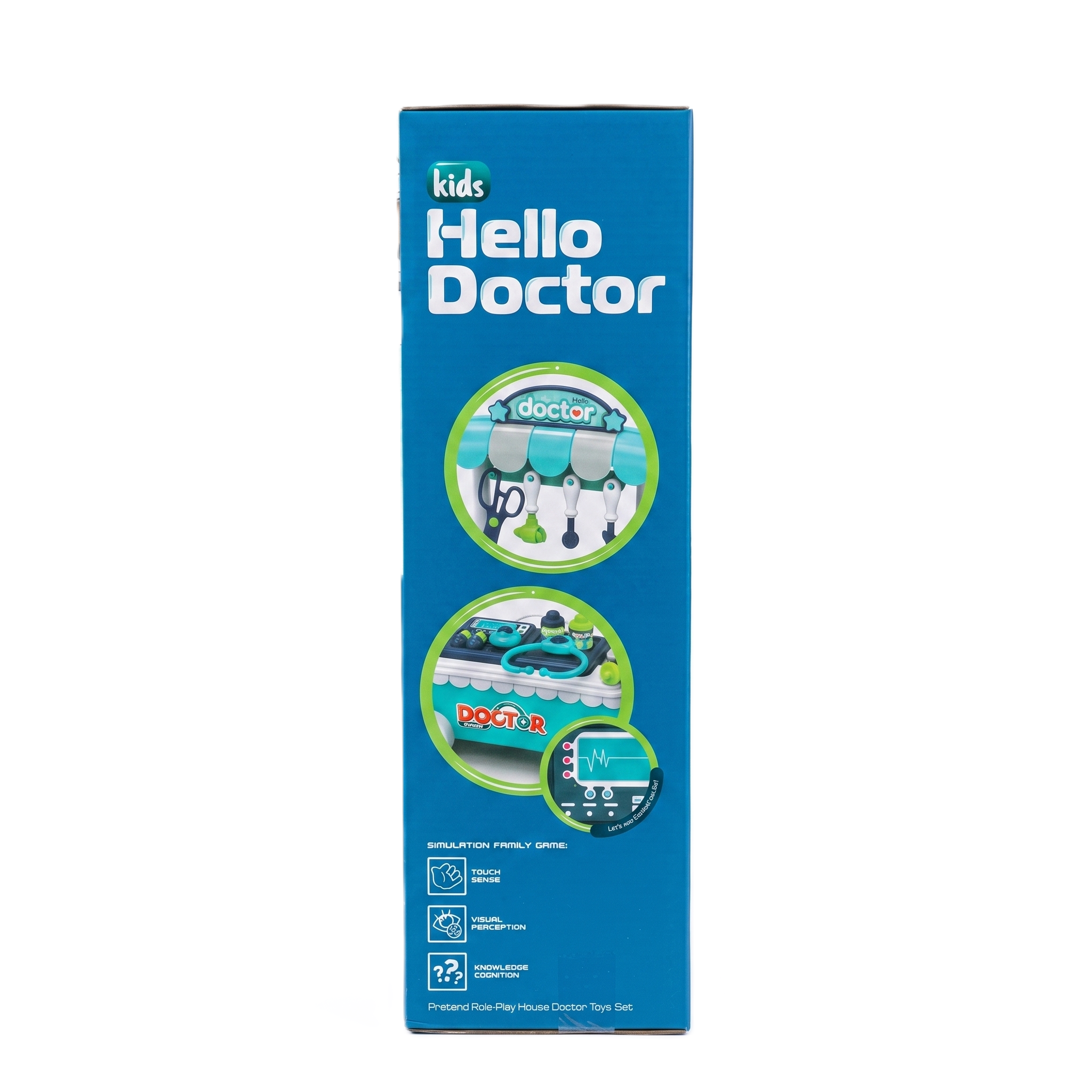 "Hello Doctor" Premium Medical Trolley Playset | 2-in-1 Mobile Clinic & Storage Cart