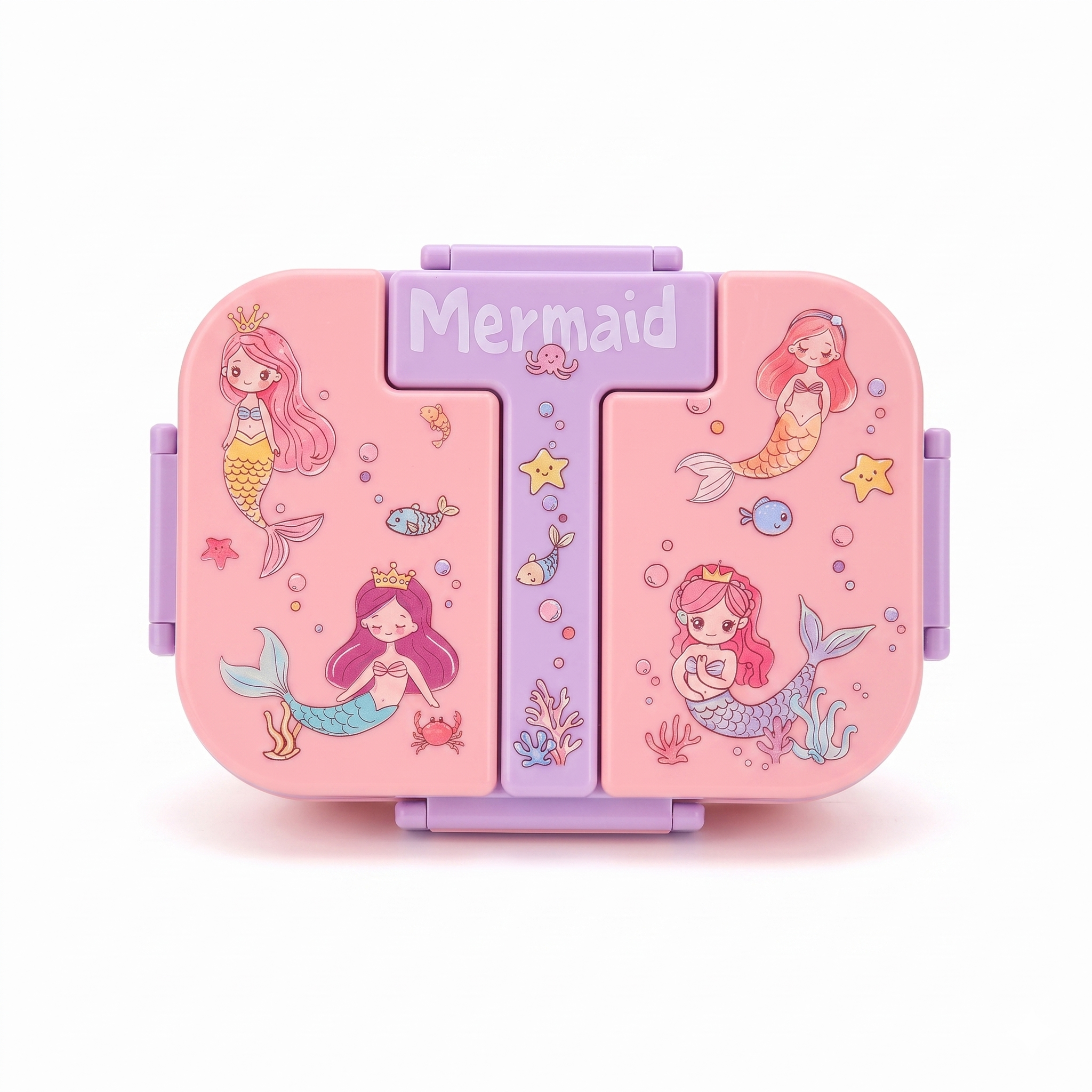 "Mermaid Dream" 2-Compartment SUS 304 Insulated Kids Lunch Box