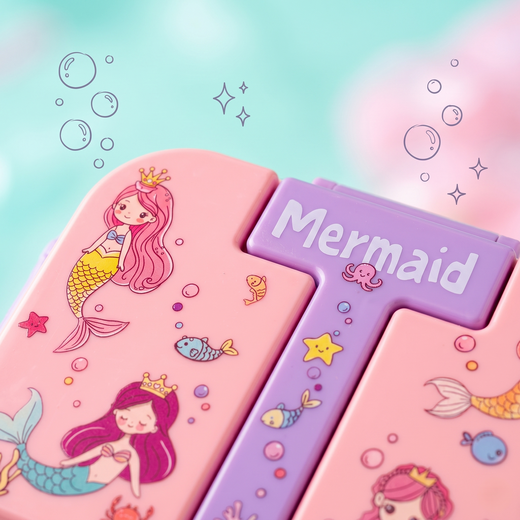 "Mermaid Dream" 2-Compartment SUS 304 Insulated Kids Lunch Box