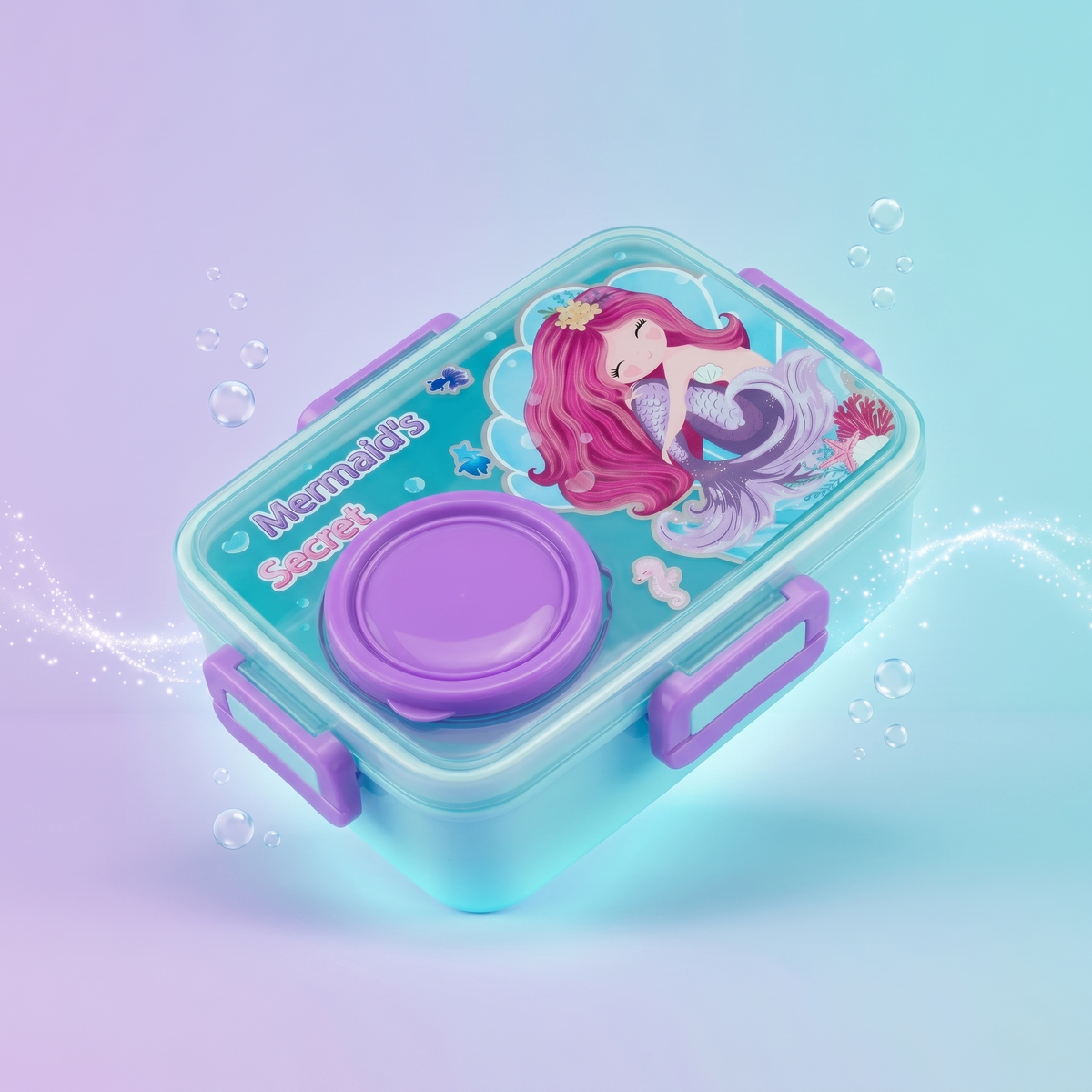 800ml Spill-Proof 2-Compartment Lunch Box | 3 Theme