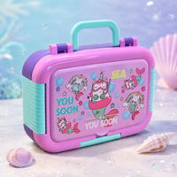 Premium Stainless Steel Kids Bento Box (Mermaid Theme)