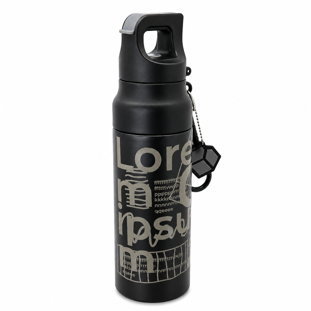 Midnight Black 620ml 2-in-1 Insulated Bottle