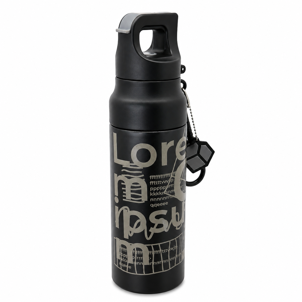 Midnight Black 620ml 2-in-1 Insulated Bottle