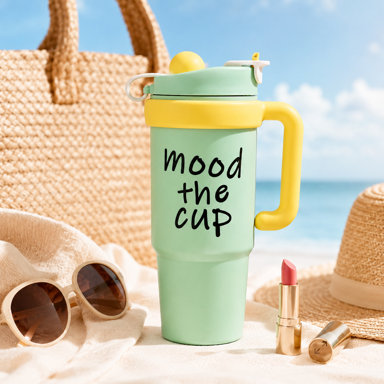 Mint Green Mood the Cup 900ml Insulated Tumbler