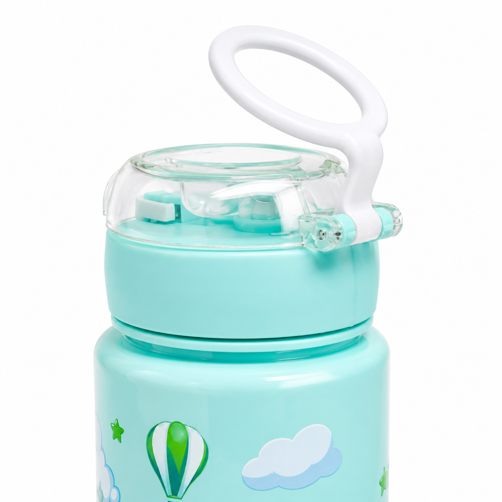 Magical Unicorn Mint Sky 900ml Kids Water Bottle