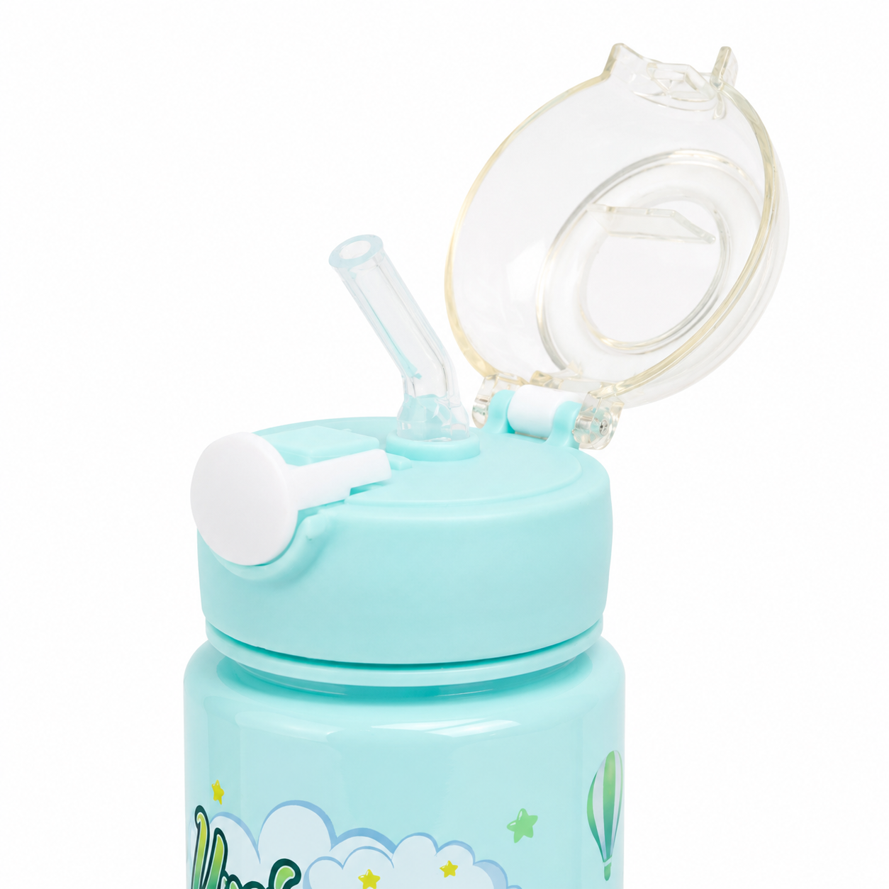 Magical Unicorn Mint Sky 900ml Kids Water Bottle