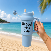 Matte Ocean Blue Mood the Cup 900ml Insulated Tumbler