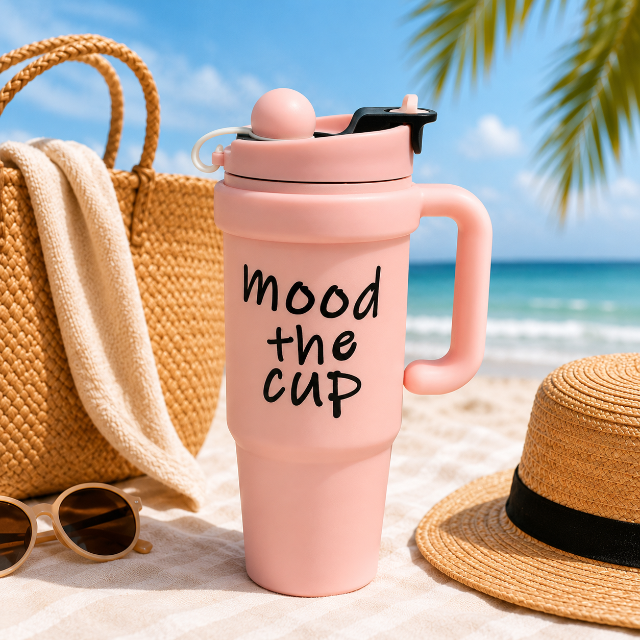 Matte Blush Pink Mood the Cup 900ml Insulated Tumbler