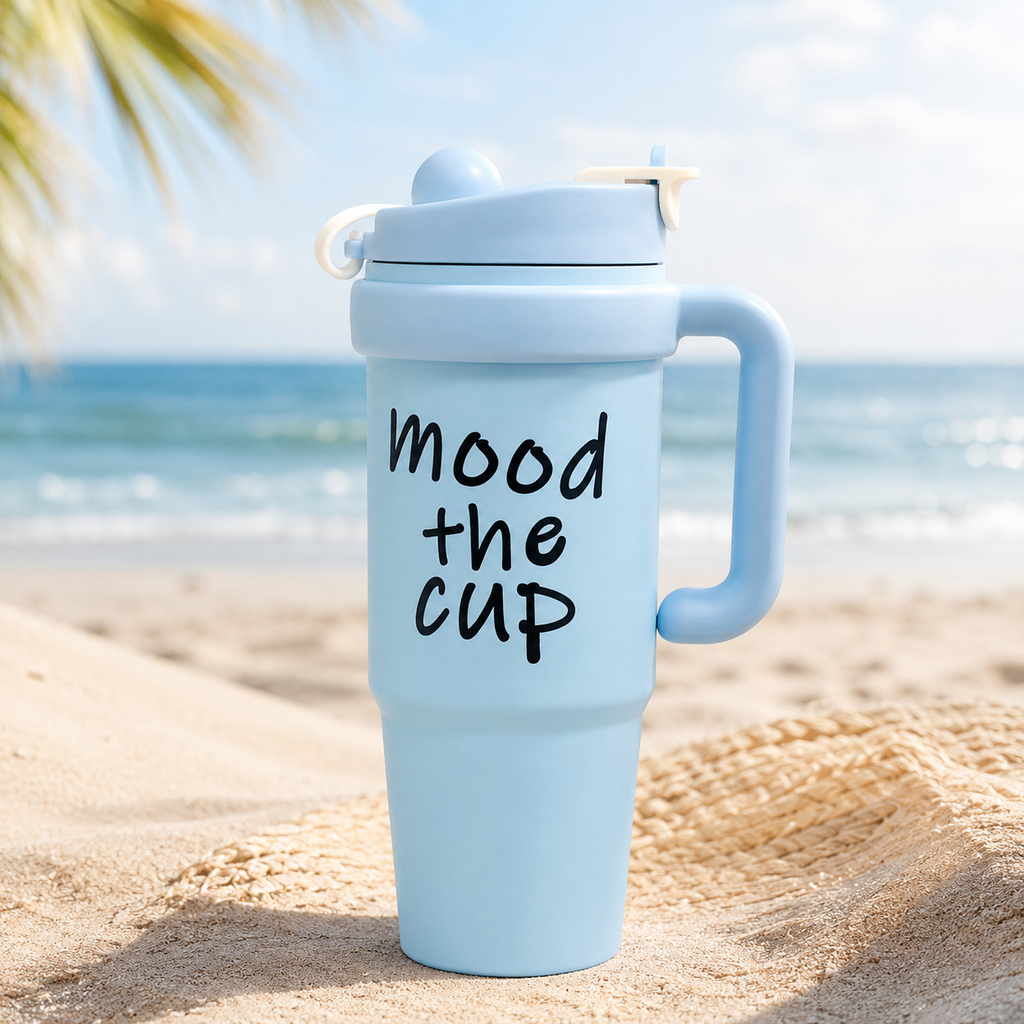Matte Ocean Blue Mood the Cup 900ml Insulated Tumbler