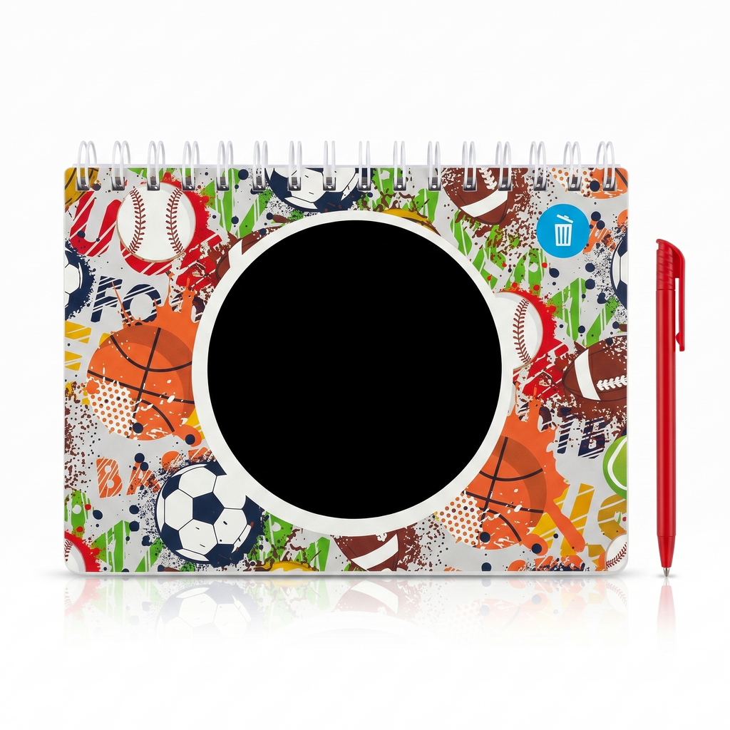Multi-Sport All-Star" 2-in-1 LED Writing Pad Diary | G.O.A.T. Edition