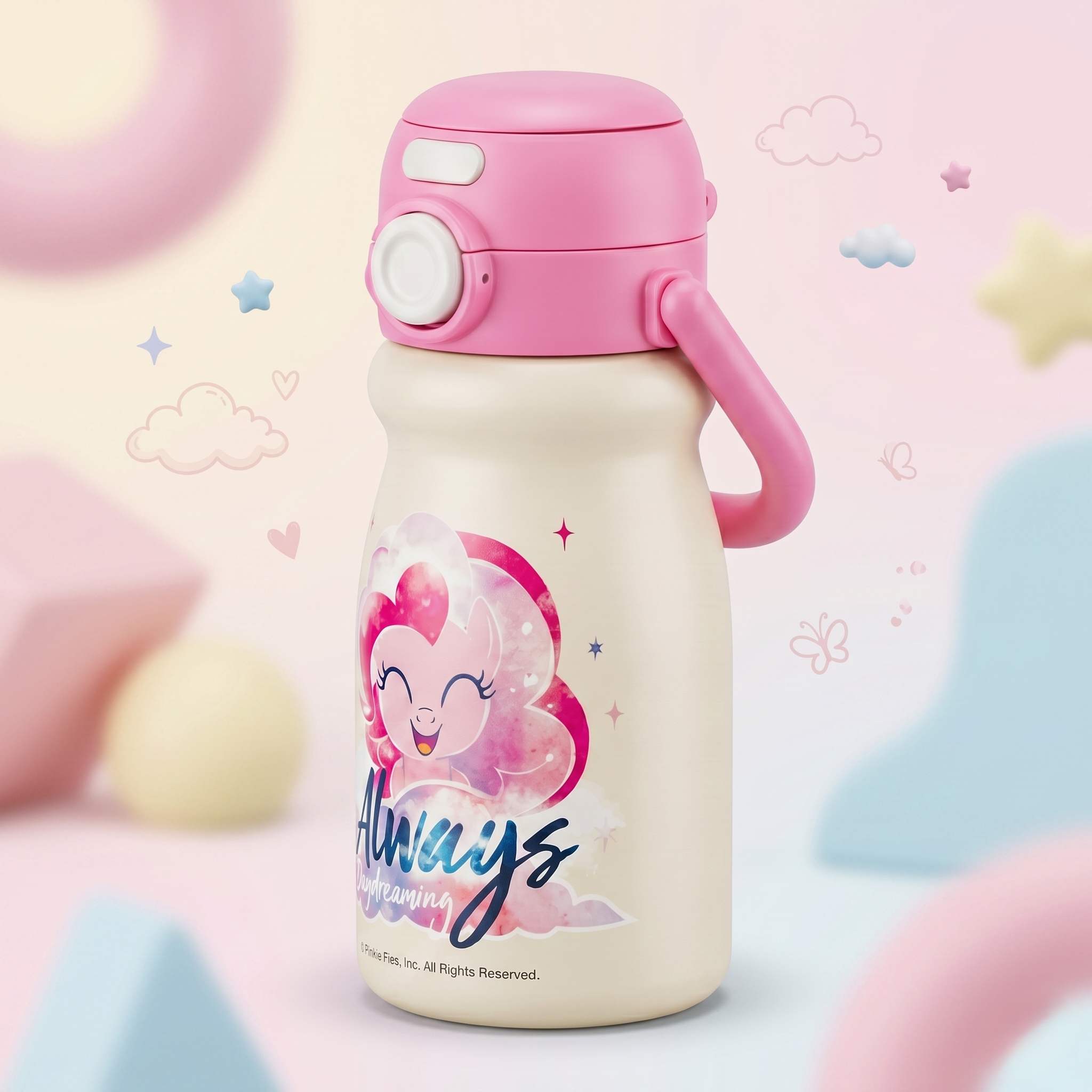 Pinkie Pie 500ml Insulated Water Bottle