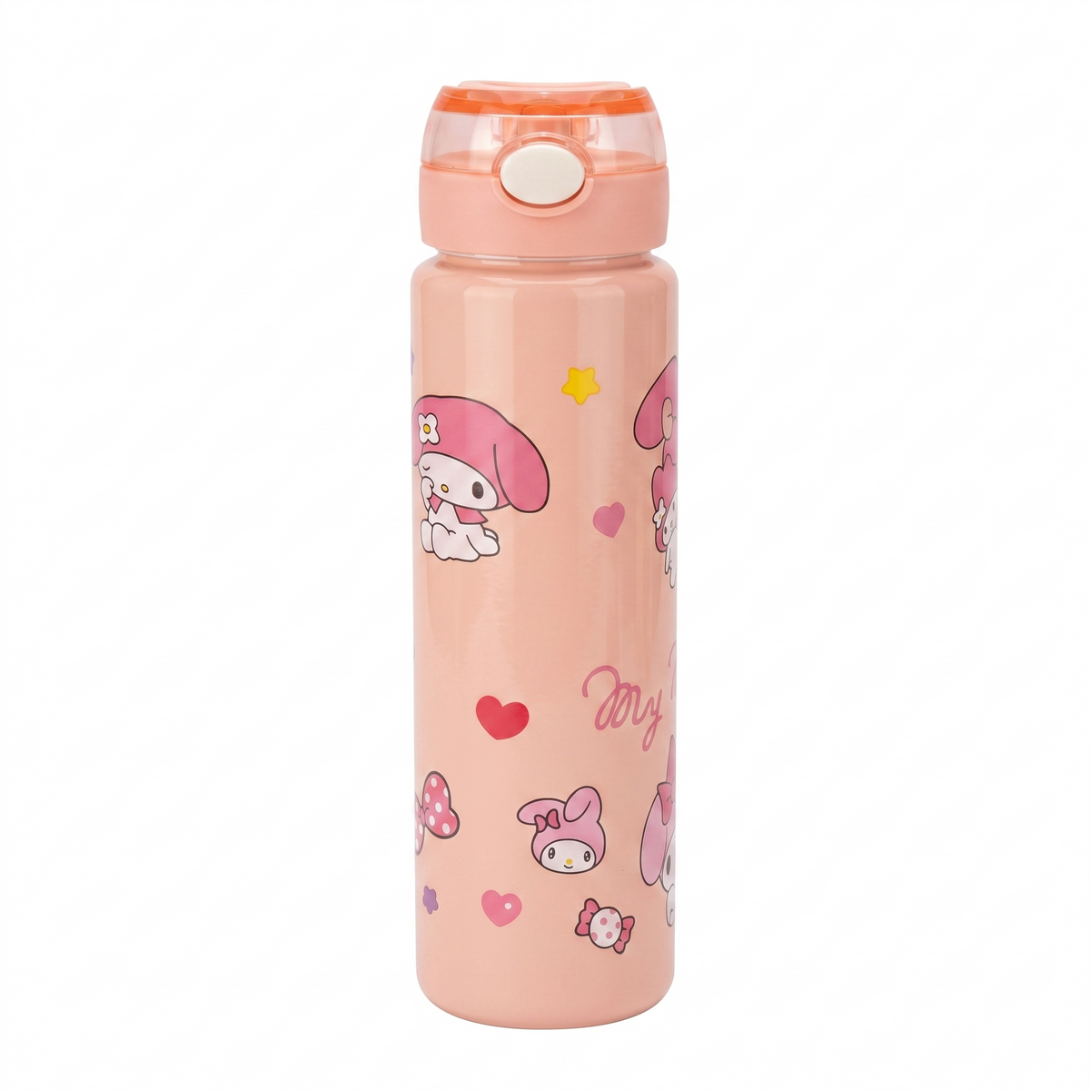 800ml Sanrio Premium Graphic Straw Bottle