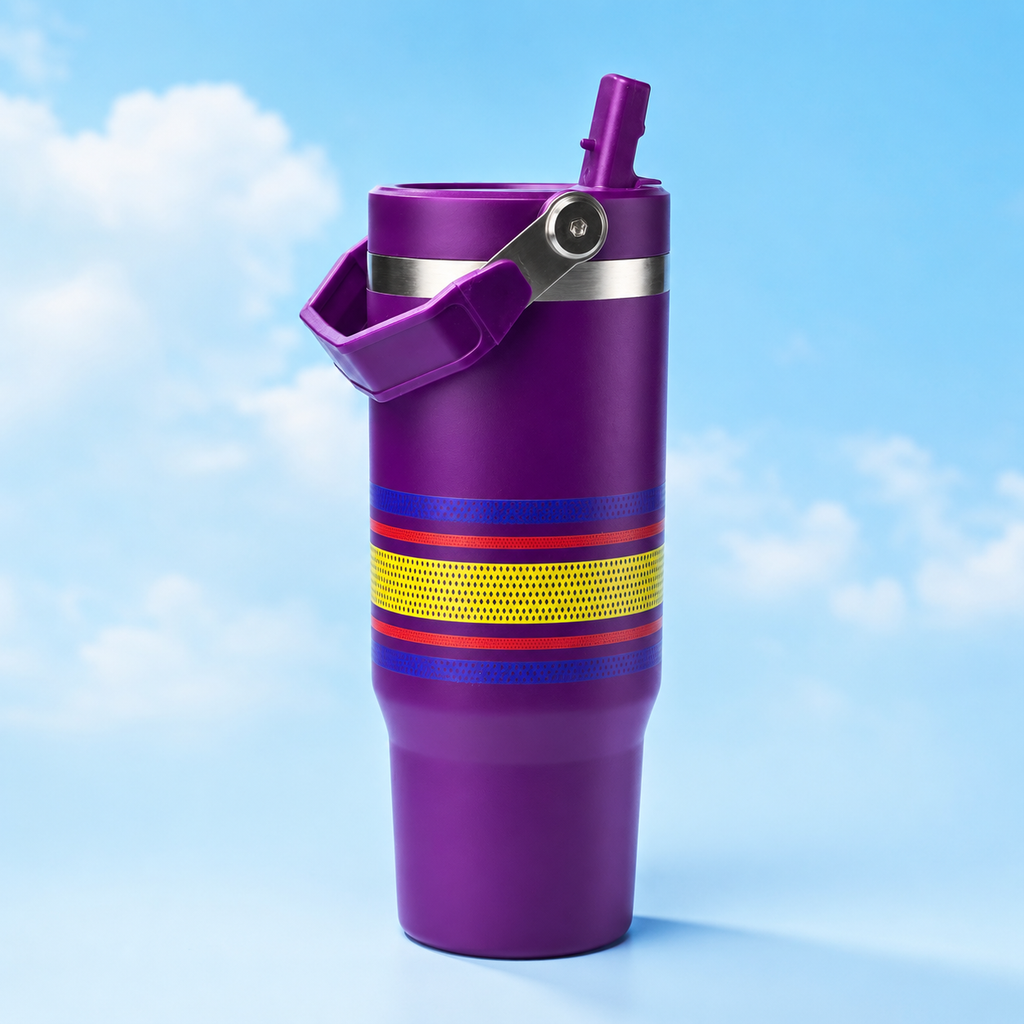 Neon Purple Stanley IceFlow 2.0 Flip Straw Tumbler (30 oz)