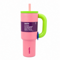 Owala 1200ml Tumbler – Blush Pink & Green