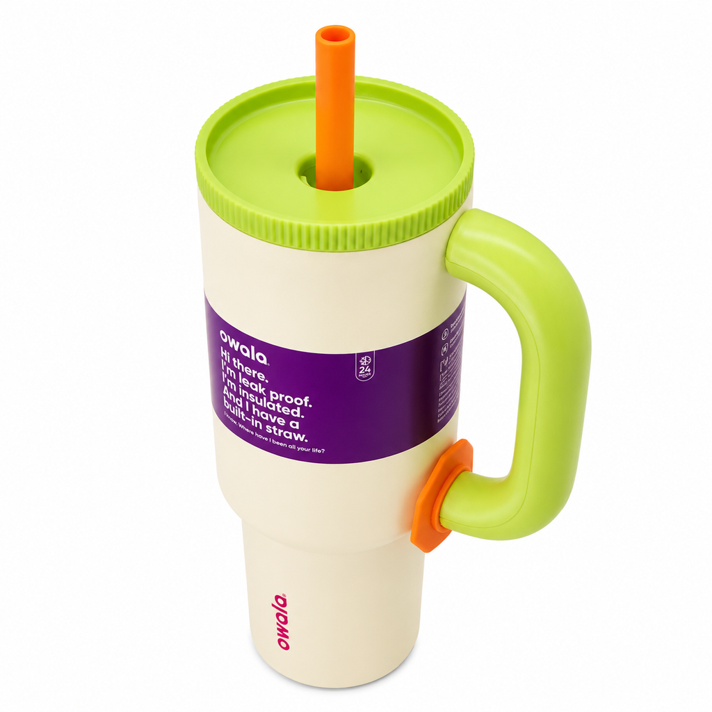 Owala 1200ml Tumbler – Butter Yellow & Green