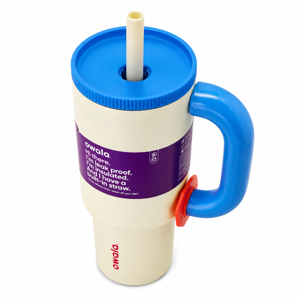 Owala 1200ml Tumbler – Creamy Vanilla Blue