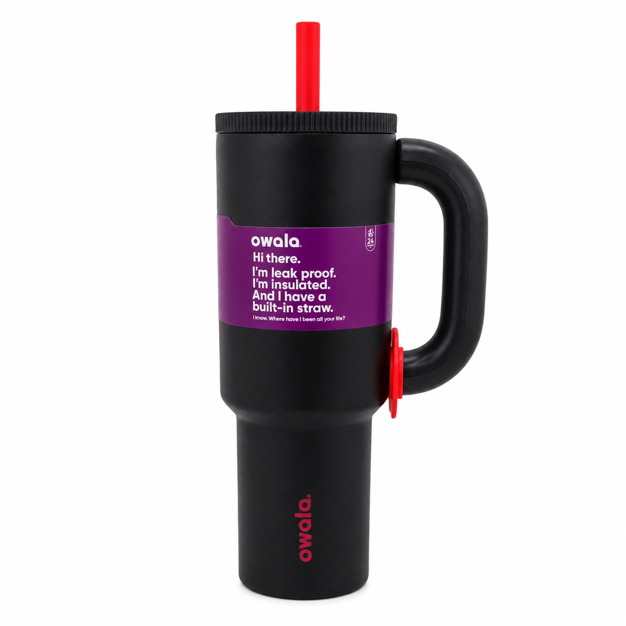 Owala 1200ml Tumbler – Midnight Black