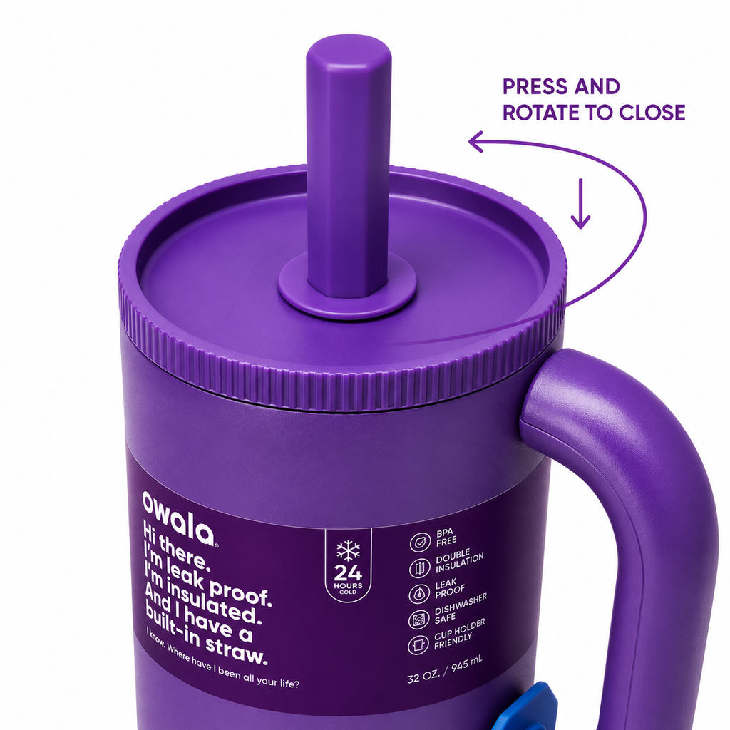 Owala 1200ml Tumbler – Purple Pop