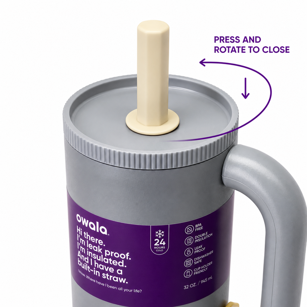 Owala 1200ml Tumbler – Stone Gray