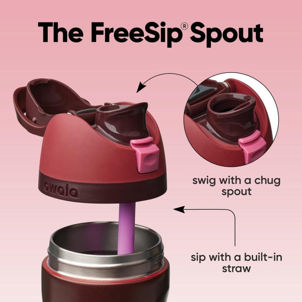 Owala FreeSip® 24oz – Black Cherry