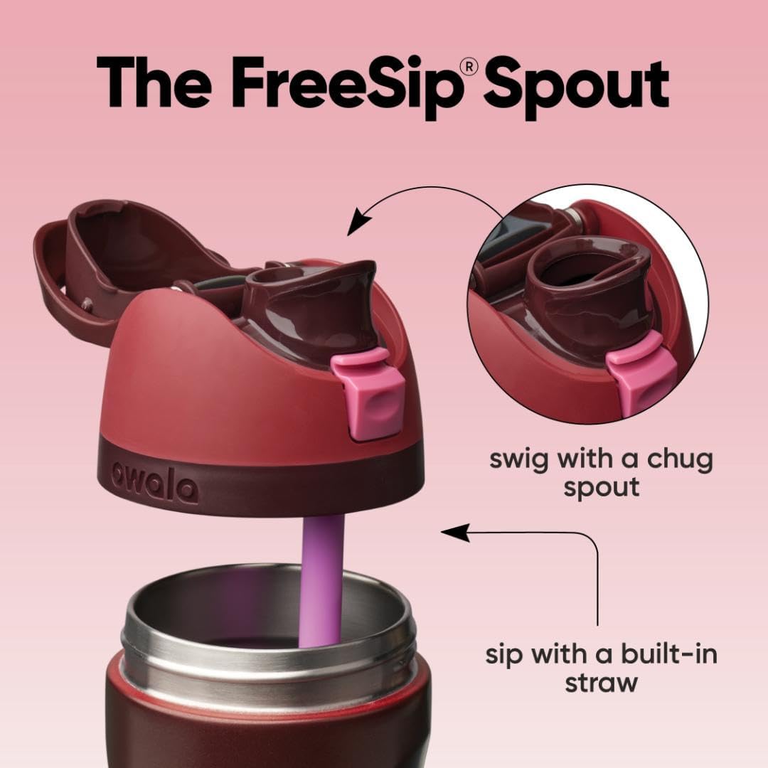 Owala FreeSip® 24oz – Black Cherry