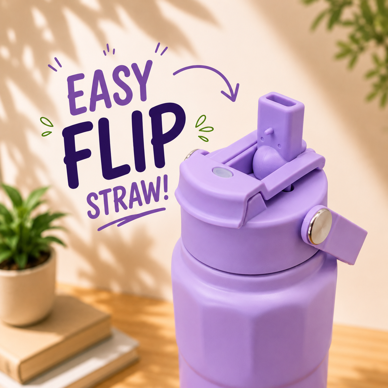 750ml 2-in-1 Insulated Bottle – Pastel Purple