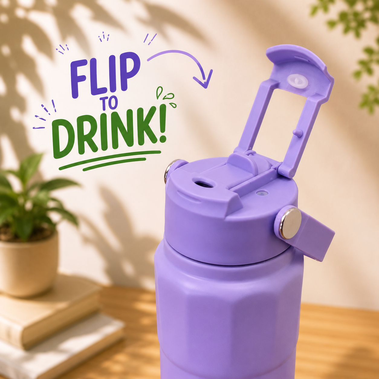 750ml 2-in-1 Insulated Bottle – Pastel Purple