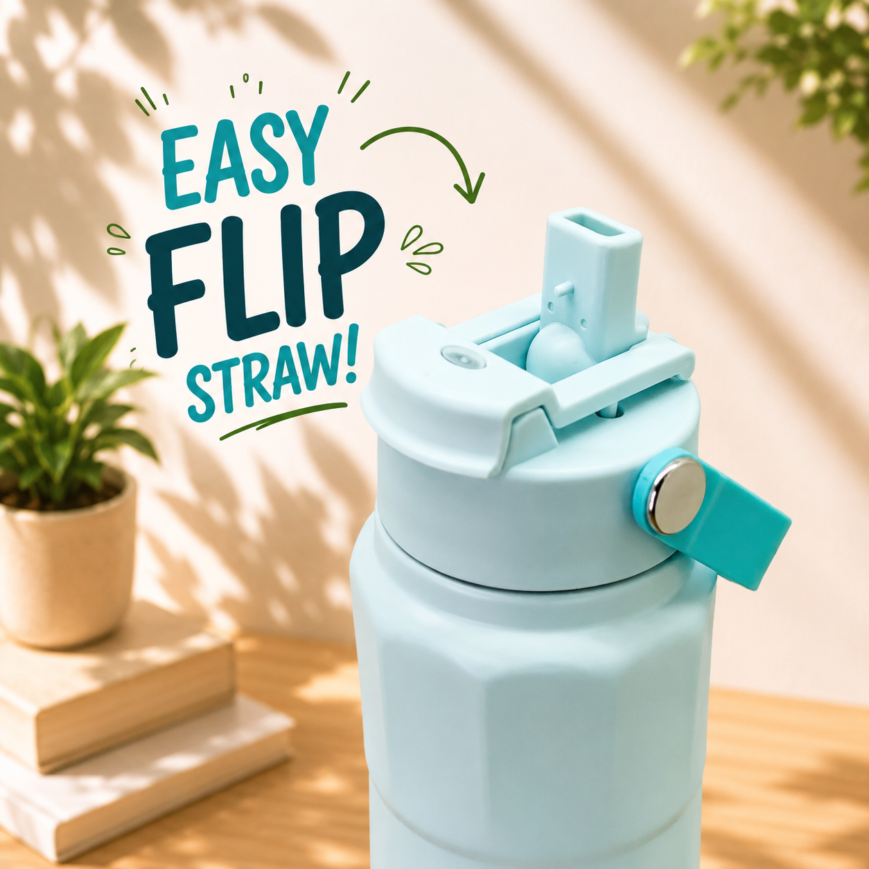 750ml 2-in-1 Insulated Bottle – Pastel Sky