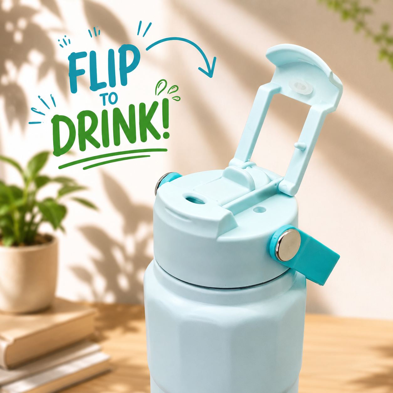 750ml 2-in-1 Insulated Bottle – Pastel Sky