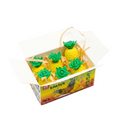 Pineapple Fruit Eraser Set | 6pcs Mini Specialty Eraser Box