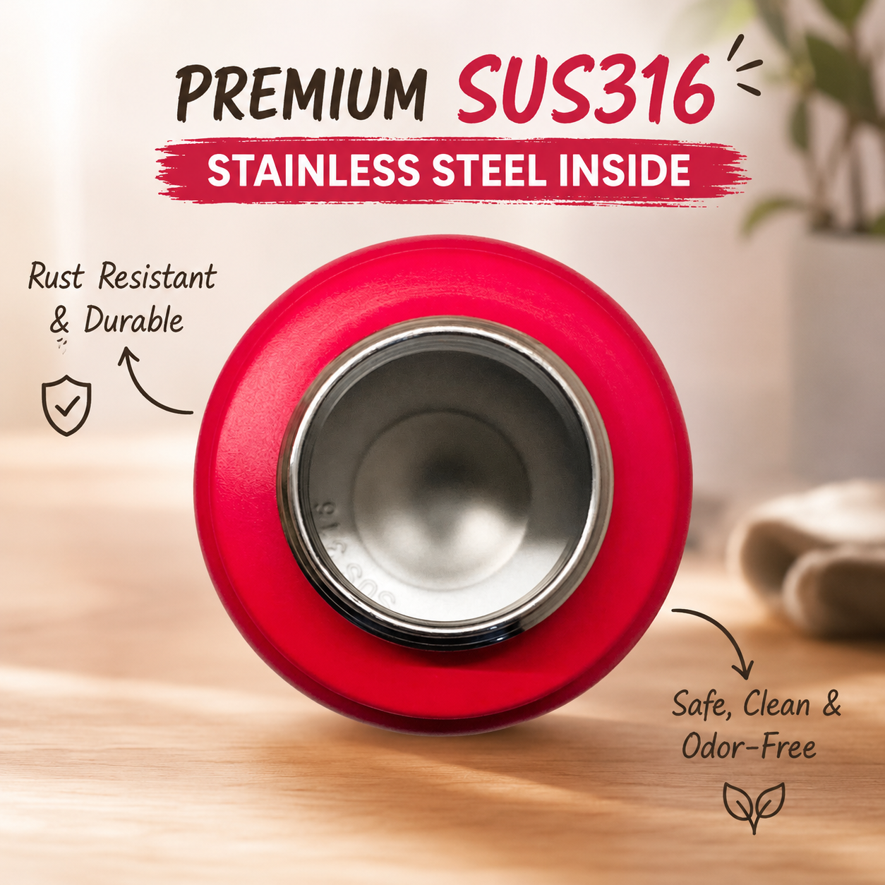 520ml stainless steel insulated water bottle -  Pink