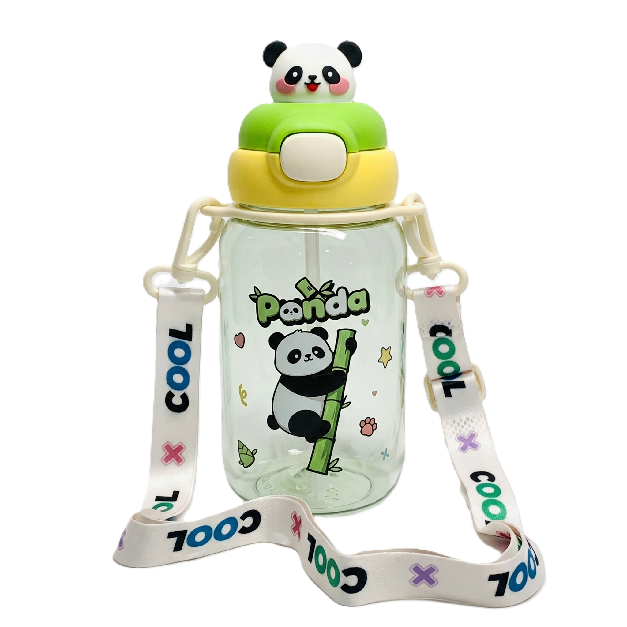"Playful Panda" 3D Head Sipper | Premium Character Hydration for Champs