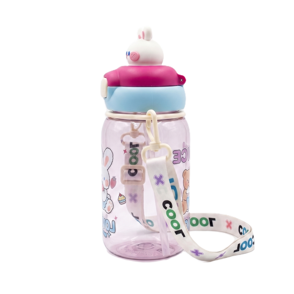 "Lovely Bunny" 3D Head Sipper | Premium Character Hydration for Champs